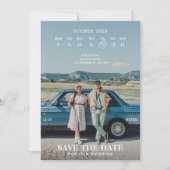Save The Date Photo classique rétro (Devant)