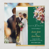 Save The Date Photo Complète Moderne Double Face Enregistrer La (Devant / Derrière)