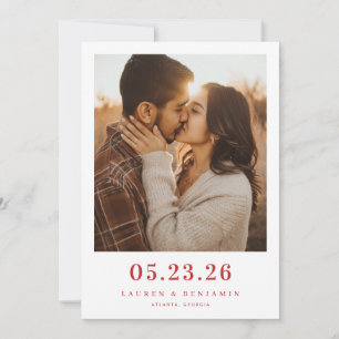 Save The Date Photo Contemporain Romantique et Terrien