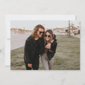 Save The Date Photo Couple au chocolat Enregistrer la date (Dos)