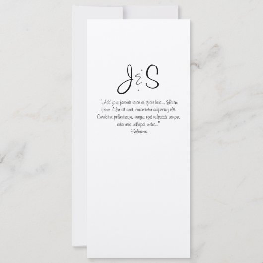 Save The Date Photo Creative Booth Enregistrer la date (Dos)