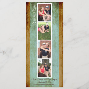 Save The Date Photo Creative Booth Enregistrer la date (Bleu et