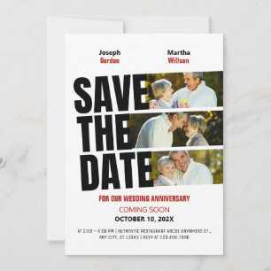 Save The Date photo d'affiche de film pour anniversaire de maria