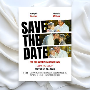 Save The Date photo d'affiche de film pour anniversaire de maria