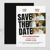 Save The Date photo d'affiche du film Wedding Anniversary (Devant / Derrière)