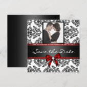 Save The Date Photo damas pour annoncer la date (Devant / Derrière)
