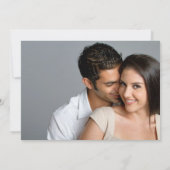 Save The Date Photo d'amour romantique Sauvez la date | Tableau (Dos)