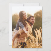 Save The Date Photo d'arbre d'automne Enregistrer la date (Dos)