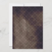 Save The Date Photo d'automne moderne Enregistrer la date Mariag (Dos)