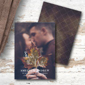 Save The Date Photo d'automne moderne Enregistrer la date Mariag