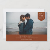 Save The Date Photo de balise simple (Devant)