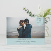 Save The Date Photo de balise simple (Debout devant)