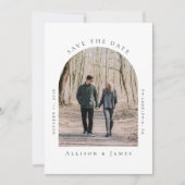 Save The Date Photo de cadre à arc minimal (Devant)