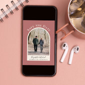 Save The Date Photo de cadre d'arche moderne