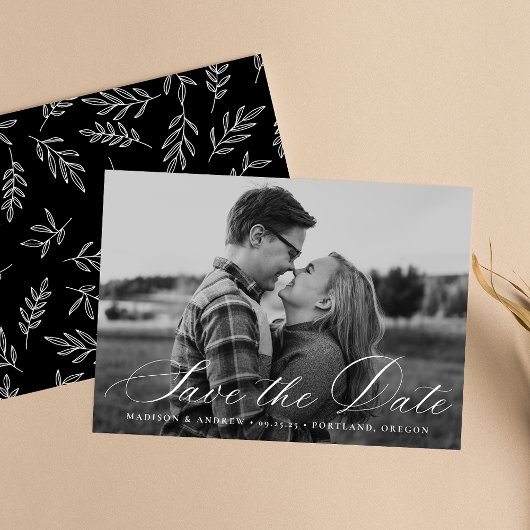 Save The Date Photo de calligraphie