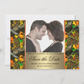 Save The Date Photo de camouflage pour sauvegarde de date (Devant)