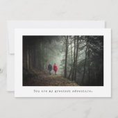 Save The Date Photo de fiançailles minimal (Devant)