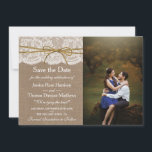 Save The Date Photo de la collection de Mariages Rustic Twine Bo<br><div class="desc">Célébrez dans le style avec ces mariage élégant et très tendance enregistrer les cartes de date. Ce design est facile à personnaliser avec votre propre photo et votre propre libellé et vos invités seront ravis quand ils reçoivent ces fabuleux sauver les dates. Les éléments mariages correspondants se trouvent dans la...</div>
