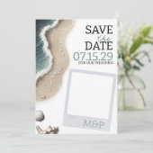 Save The Date Photo de la plage (Debout devant)