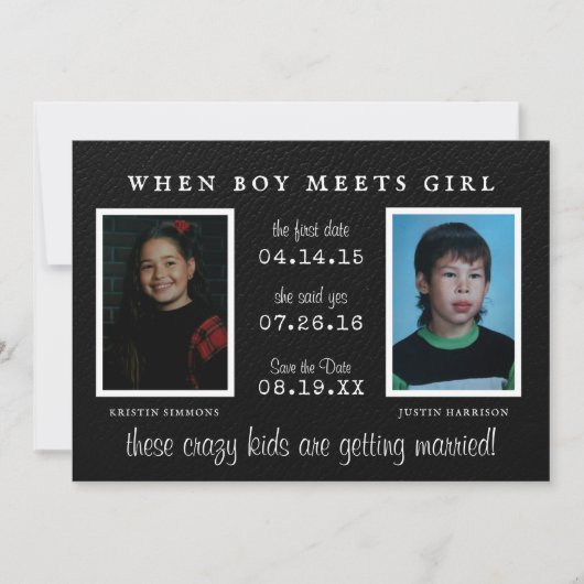 Save The Date Photo de l'année | Photo Enregistrer la date de l' (Devant)