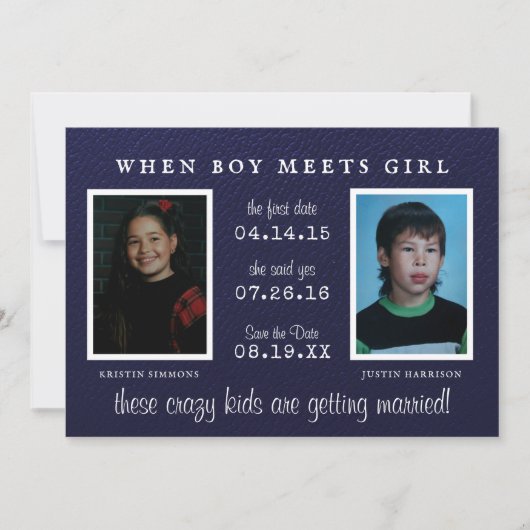 Save The Date Photo de l'année | Photo Enregistrer la date de l' (Devant)