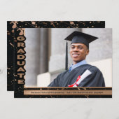 Save The Date Photo de l'école supérieure moderne (Devant / Derrière)