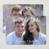 Save The Date Photo de mariage (Devant / Derrière)