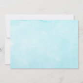 Save The Date Photo de mariage à la plage Enregistrez la date (Dos)