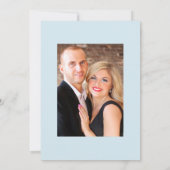 Save The Date Photo de mariage à Paris à l'aquarelle (Dos)