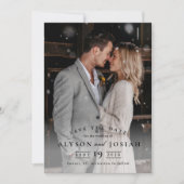 Save The Date Photo de mariage classique (Devant)