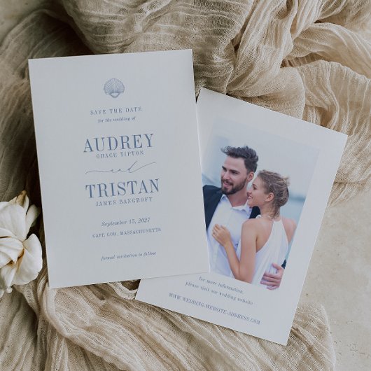 Save The Date Photo de mariage côtier CAPE COD