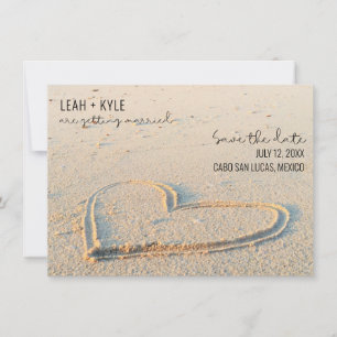 Save The Date Photo de mariage de destination de plage Enregistr