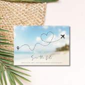 Save The Date Photo de mariage de destination de plage Enregistr