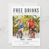 Save The Date Photo de mariage de destination du Mexique (Devant)