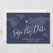 Save The Date Photo de mariage de destination Enregistrer la dat (Devant)