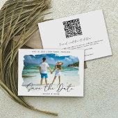Save The Date Photo de mariage de destination Enregistrer la dat