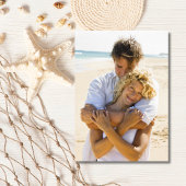 Save The Date Photo de mariage de Seashell Beach