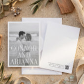 Save The Date Photo de mariage moderne avec superposition éditor