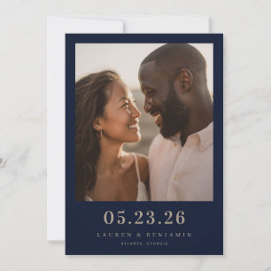Save The Date Photo de marine joyeuse