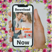 Save The Date Photo de nom ultra moderne Personnaliser verticale