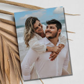 Save The Date Photo de plage Destination Mariage Enregistrer la