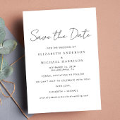 Save The Date Photo de script chic