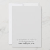 Save The Date Photo de script manuscrit simple et moderne (Dos)