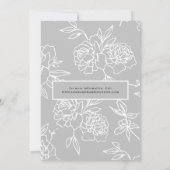 Save The Date Photo de superposition de texte blanc moderne (Dos)