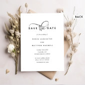 Save The Date Photo, Elegant Modern Romantic and Minimal Wedding