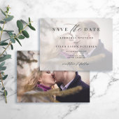 Save The Date Photo élégant script simple mariage moderne