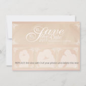 Save The Date Photo Enregistrer la date (Dos)