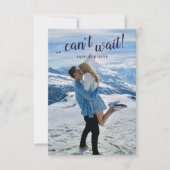 Save The Date Photo Enregistrer la date Fiançailles Mariage (Devant)