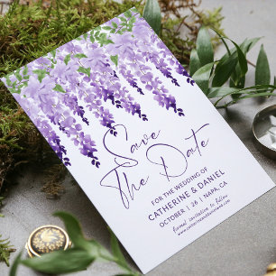Save The Date Photo Enregistrer la Date Mariage Aquarelle Wister