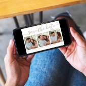 Save The Date Photo Enregistrer la date Mariage simple